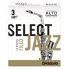 D'Addario Woodwinds RSF10ASX3S Select Jazz Filed Alt-sax 3S