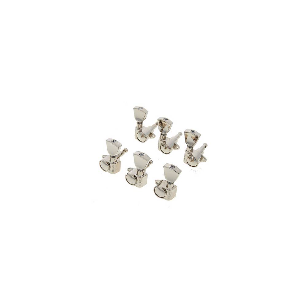 Gibson Keystone Tuner Set Nickel stemmechanieken voor gitaar (set van 6)