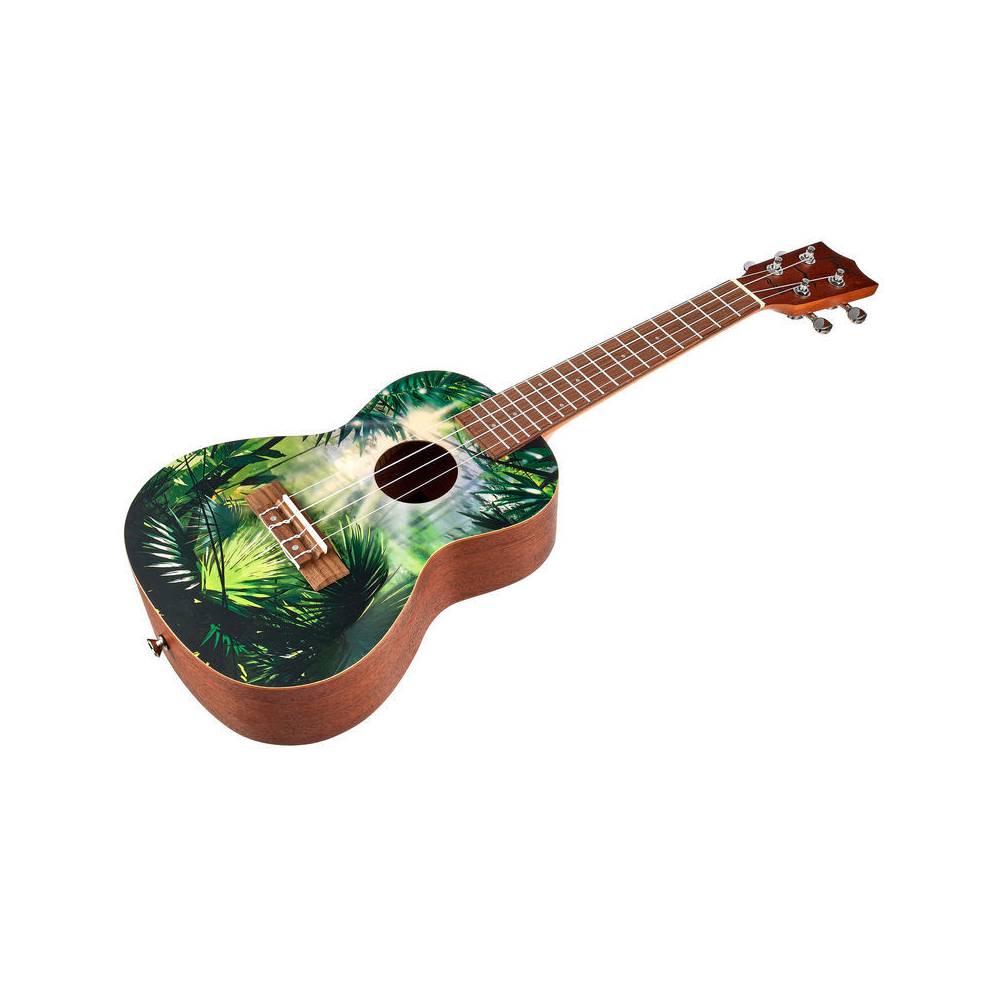 Flight Art Series AUC-33 Jungle concert ukelele met gigbag