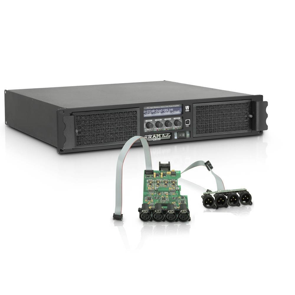 RAM Audio W12044 DSP Professionele versterker met DSP-module