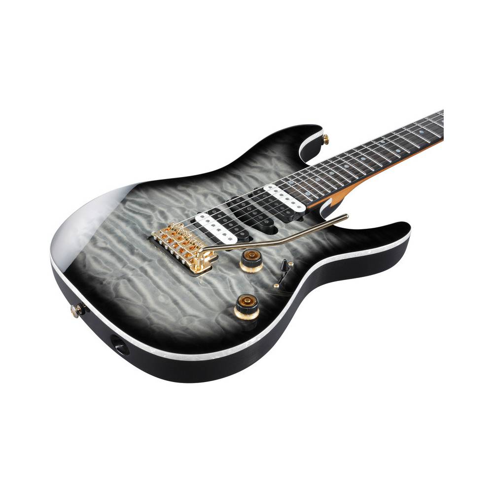 Ibanez Premium AZ47P1QM Black Ice Burst elektrische gitaar met gigbag