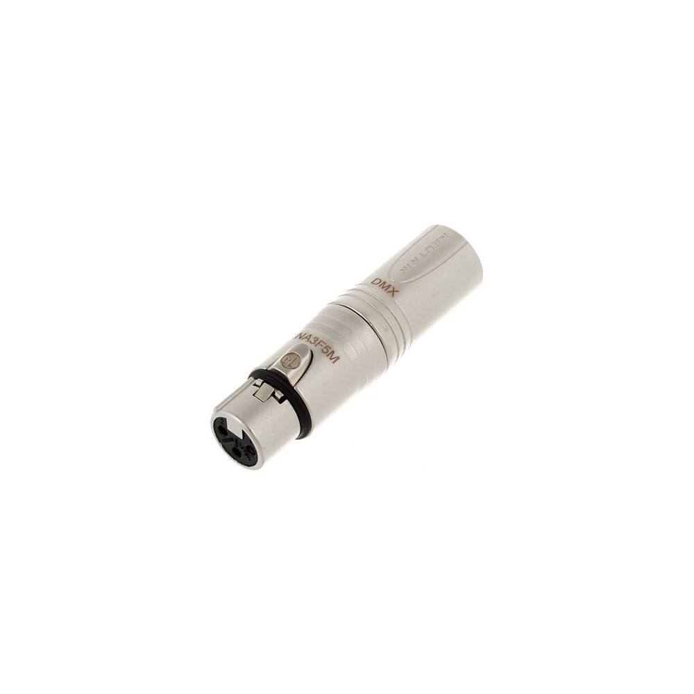 Neutrik NA3F5M adapter XLR3 female - XLR5 male