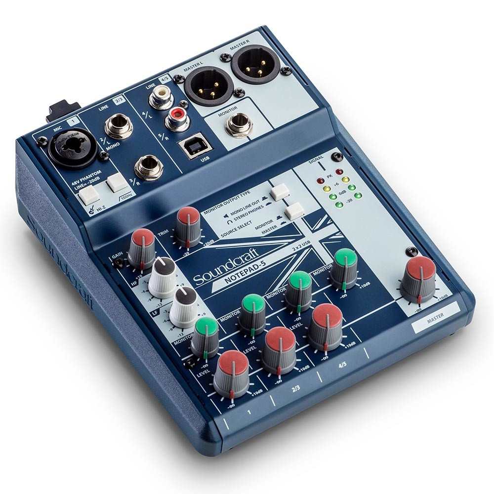 Soundcraft Notepad-5 mengpaneel
