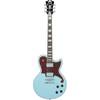 D'Angelico Premier Atlantic Sky Blue elektrische gitaar met gigbag