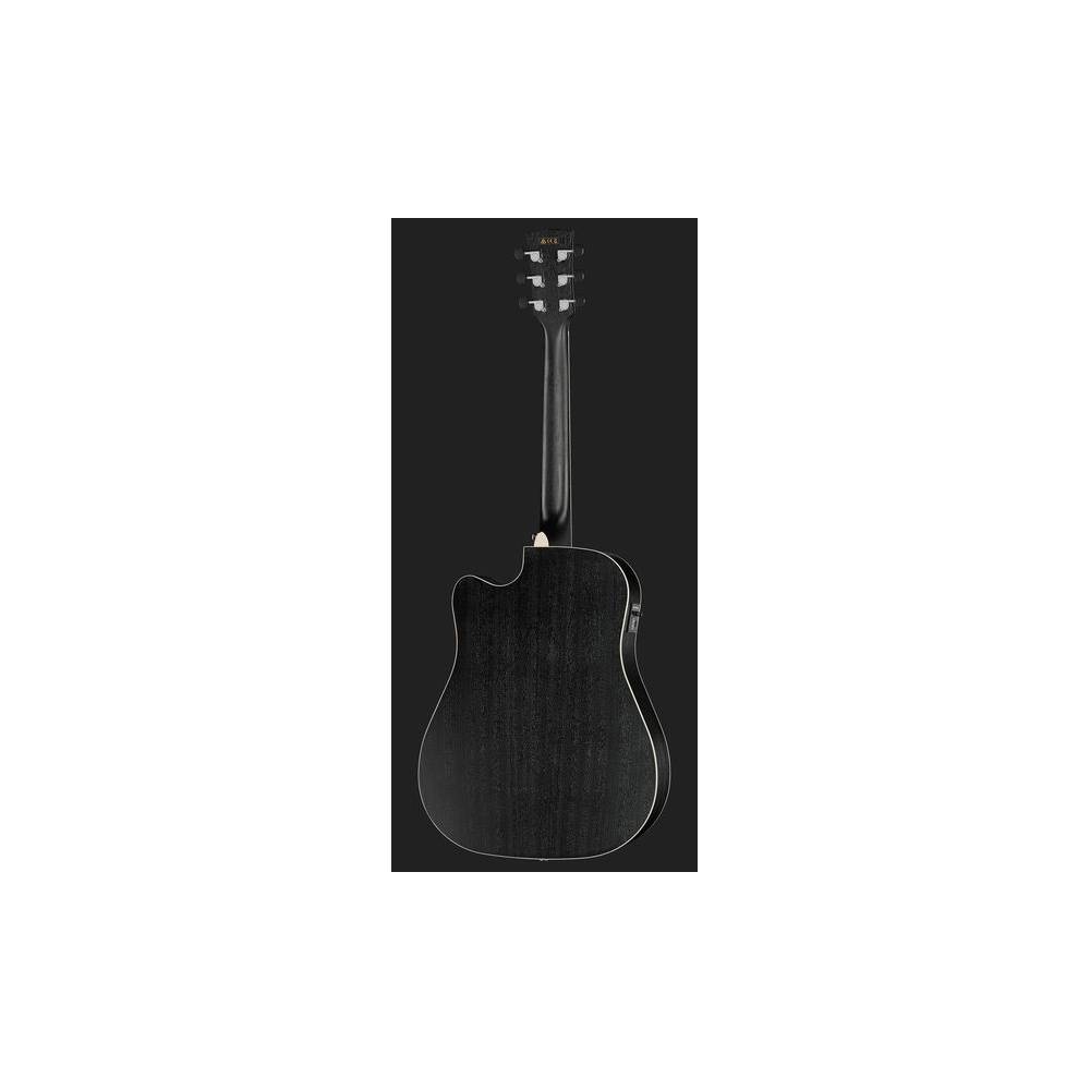 Ibanez AW84CE-WK Artwood Weathered Black