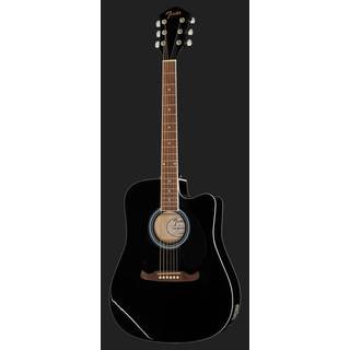 Fender FA-125CE Dreadnought Black E/A western gitaar