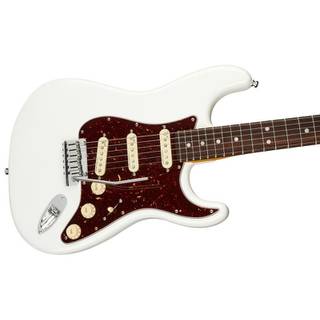 Fender American Ultra Stratocaster Arctic Pearl RW met koffer