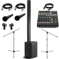 Audiophony Mojo1200line + mixer en microfoons