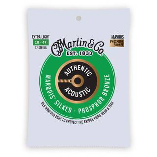 Martin Strings MA500S Authentic Silked Phosphor Bronze 12-String