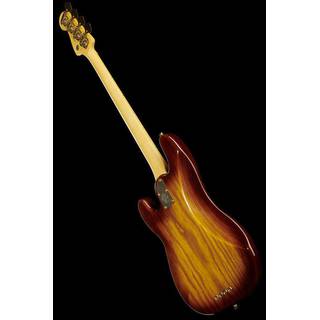 Fender 75th Anniversary Commemorative Precision Bass 2-Color Bourbon Burst MN elektrische basgitaar met koffer