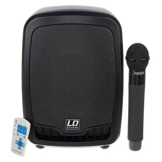 LD Systems Roadboy 65 draagbare speaker met handheld, B6 (655-679 MHz)