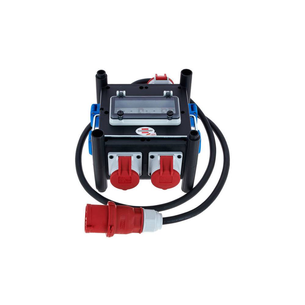 Brennenstuhl Komp. 1153690400 stroomverdeler rubber 3x CEE voor buitengebruik 2m