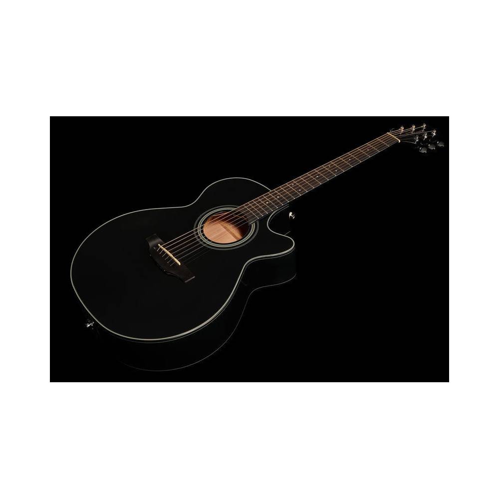 Takamine GF15CE-BLK elektrisch-akoestische westerngitaar zwart