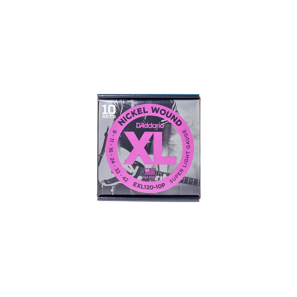 D'Addario EXL120-10P Super Light 9-42