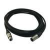 Keraf DMX3.0,5 Professionele DMX kabel 3-polig 50cm
