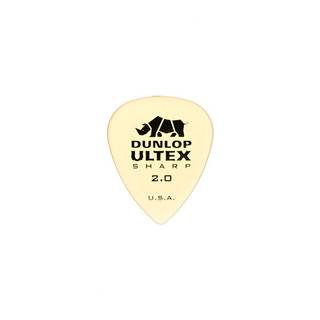 Dunlop 433P200 Ultex Sharp Pick 2.0 mm plectrumset (6 stuks)