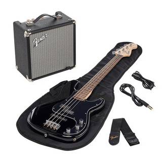 Squier Affinity Series Precision Bass PJ Pack Black