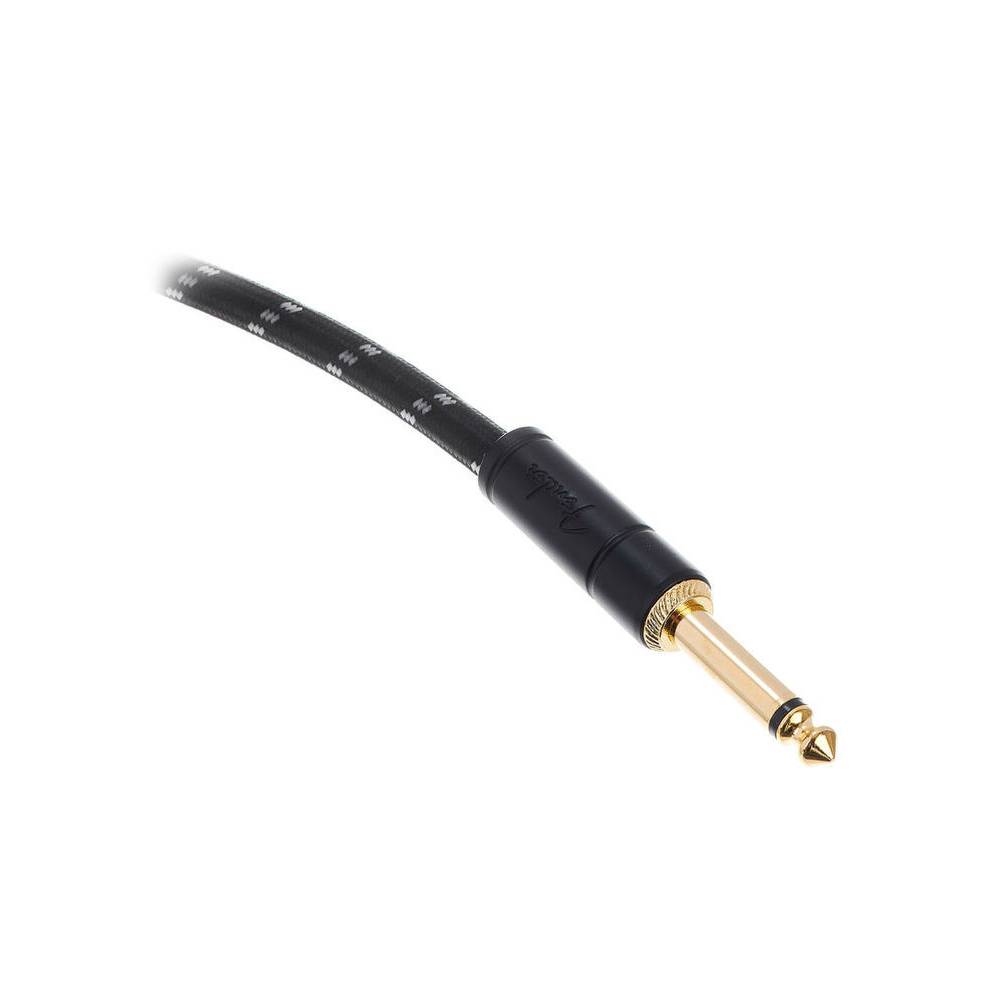 Fender Deluxe Cables instrumentkabel 7.5m zwart tweed recht