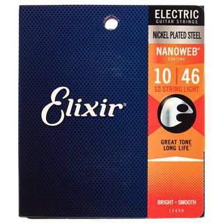 Elixir 12450 Electric NPS Nanoweb 12-String Light 10-46