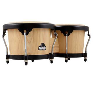 Nino Percussion NINO3NT-BK houten bongoset zwarte hardware