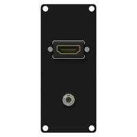 Caymon CASY152/B HDMI en mini-jack plaatje 1 space