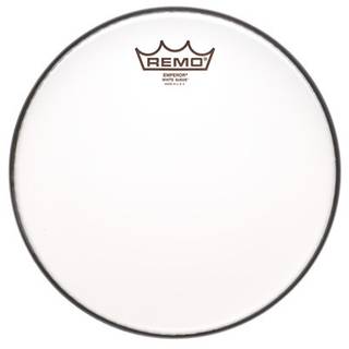 Remo BE-0810-WS Emperor 10 inch White Suede drumvel