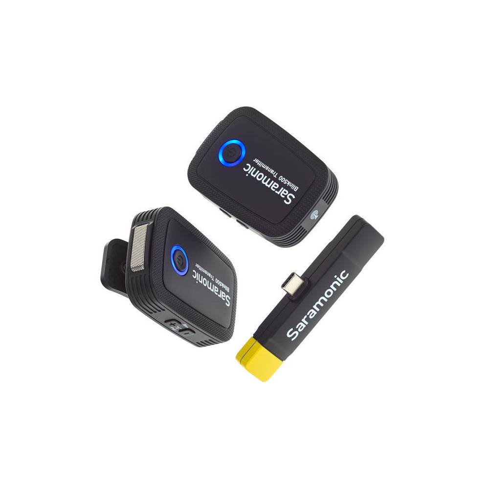 Saramonic Blink500-B6 dubbele draadloze dasspelmicrofoon met USB-C