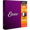 Elixir 16182 Acoustic Phosphor Bronze Nanoweb HD Light 13-53