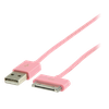 Valueline iPhone kabel roze 1 meter