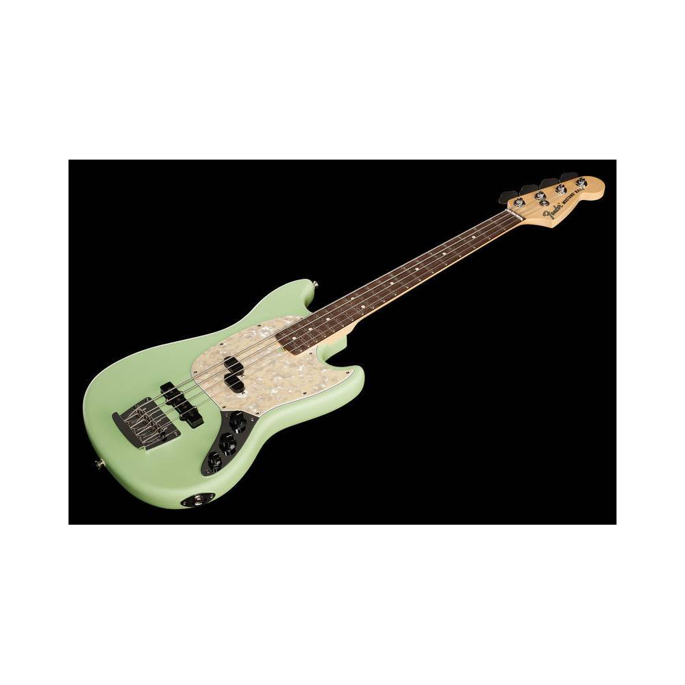 Fender American Performer Mustang Bass Satin Surf Green
