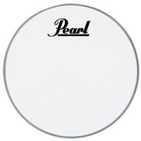 Pearl PTH-24CEQPL ProTone 24 inch bassdrumvel wit met logo