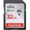 SanDisk Ultra 32GB SDHC UHS-I 80MB/s geheugenkaart