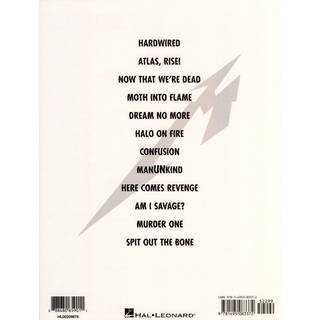 Hal Leonard - Metallica Hardwired... To Self-Destruct (Guitar)