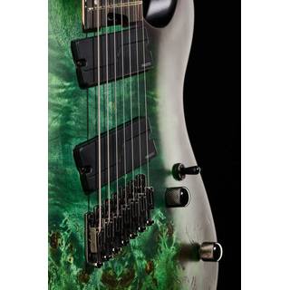 Cort KX507 Multi Scale Star Dust Green 7-snarige elektrische gitaar met Fishman Fluence Modern