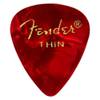 Fender 351 Red Moto thin plectrum