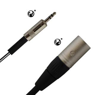 Audio kabel 1 meter - 3.5mm TRS-JACK <> XLR-MALE