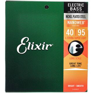 Elixir 14002 Electric Bass NPS Nanoweb Super Light 40-95
