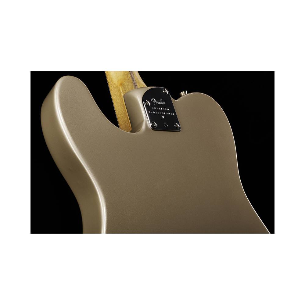Fender American Professional II Telecaster Shoreline Gold Roasted Maple Neck Limited Edition elektrische gitaar