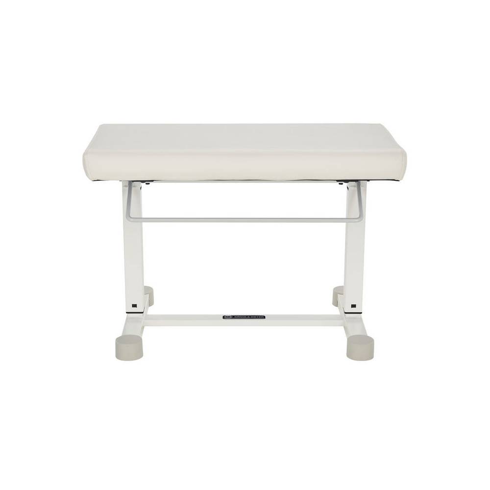 Konig & Meyer 14080 verstelbare pianobank wit