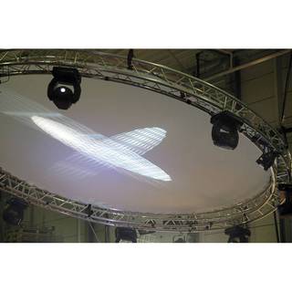 Showtec Cirkeldoek wit 3m