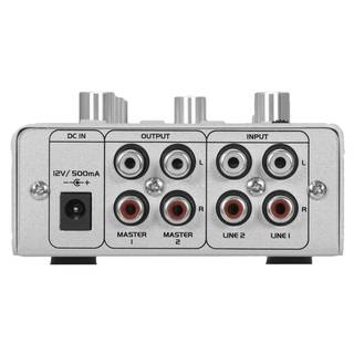 Omnitronic Gnome-202P Mini Mixer zilver