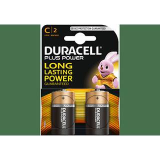 Duracell Plus Power Alkaline C-cell batterij 2x blister
