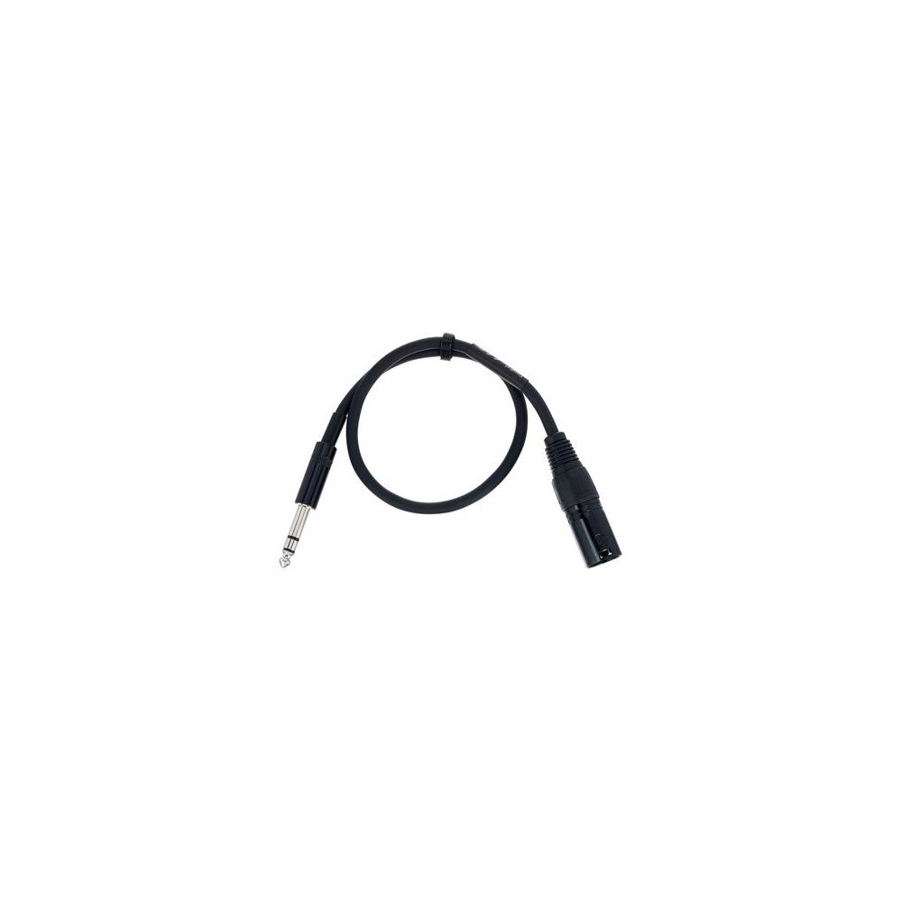 Cordial EM0.5MV Elements verloopkabel XLR male - 6.3mm TRS jack 0.5m