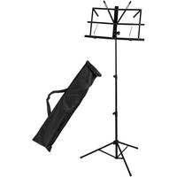 Cascha HH 2067 muziekstandaard met draagtas