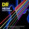 DR Strings NMCE-10 NEON Multi-Color Electric Medium snarenset