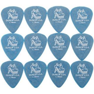 Dunlop Gator Grip 1.14mm 12-pack plectrumset blauw