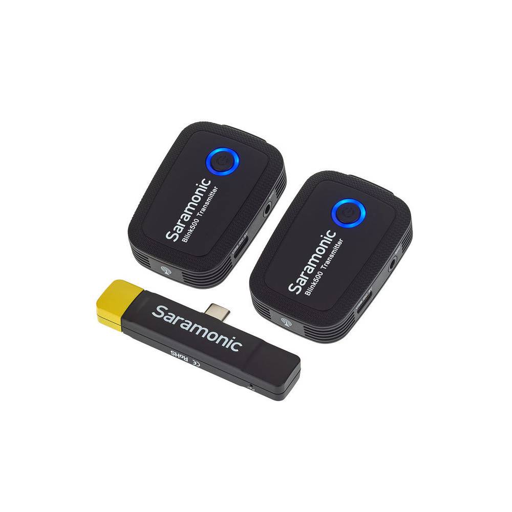 Saramonic Blink500-B6 dubbele draadloze dasspelmicrofoon met USB-C