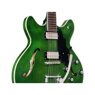 Guild Newark St. Collection Starfire I DC Emerald Green semi-akoestische gitaar met tremolo