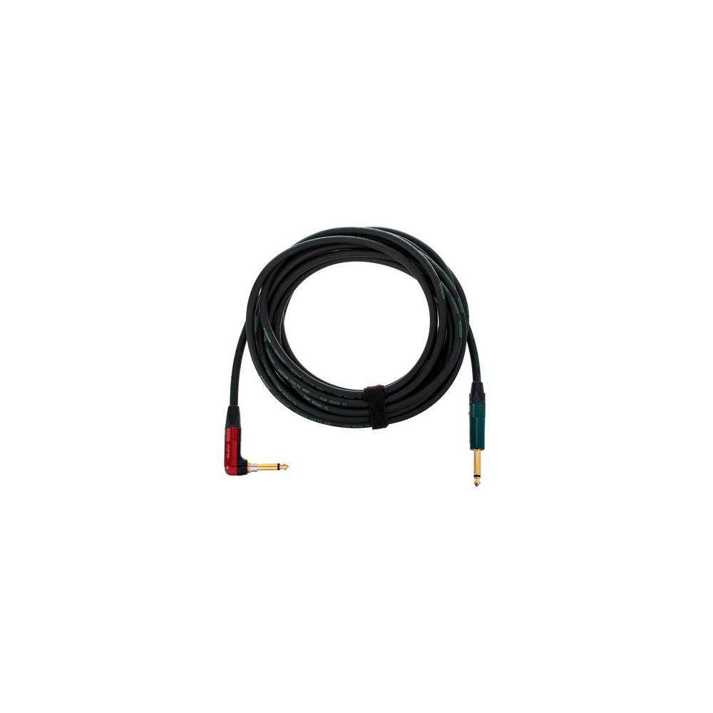 Cordial CRI6RP-SILENT ENCORE 6.3 TS jack silent haaks - 6.3 TS jack recht road kabel 6m