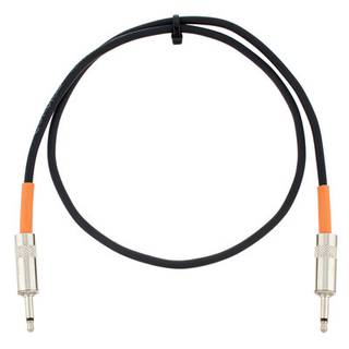 Cordial CPI0.6ZZ Peak Minijack (3.5 mm TS) mono patch kabel zwart 60 cm